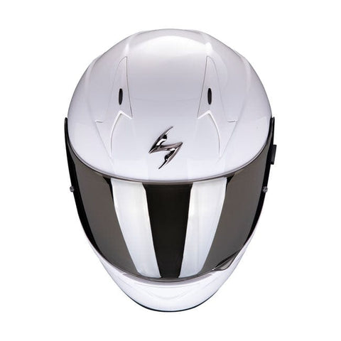 Ķivere Full-Face SCORPION solid glossy white XL SCORPION MOTOVEIKALS 21
