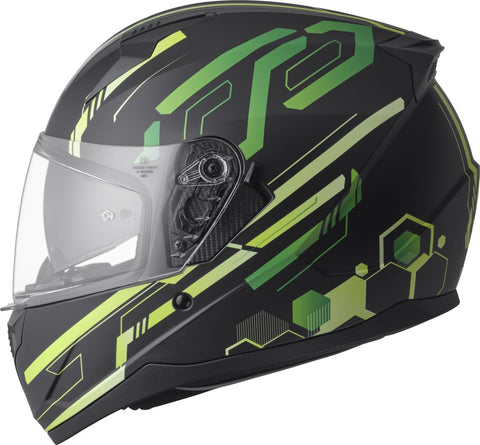 Ķivere GMS Hexago Graphic green GMS MOTOVEIKALS 21