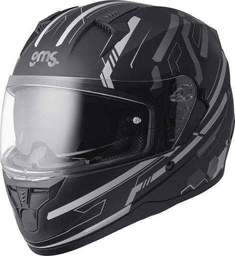 Ķivere GMS Hexago Graphic matt grey GMS MOTOVEIKALS 21