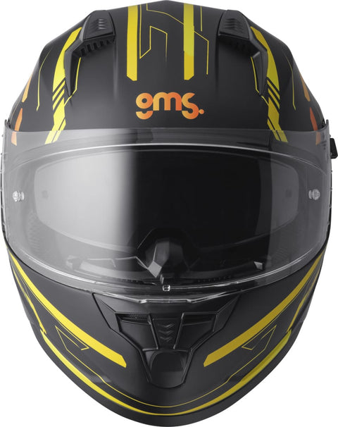 Ķivere GMS Hexago Graphic yellow orange GMS MOTOVEIKALS 21