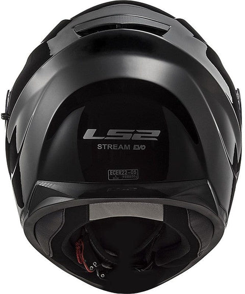 Ķivere LS2 FF320 STREAM EVO gloss black M LS2 MOTOVEIKALS 21
