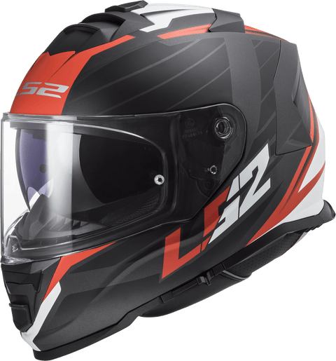 Ķivere LS2 FF800 STORM NERVE matte black red 2XL LS2 MOTOVEIKALS 21
