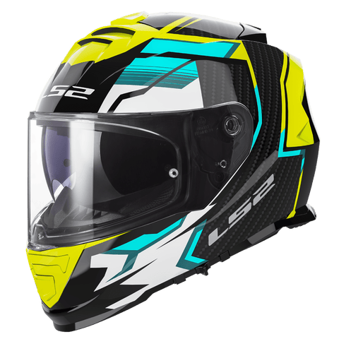 Ķivere LS2 FF800 STORM TRACKER gloss black H-V yellow L LS2 MOTOVEIKALS 21