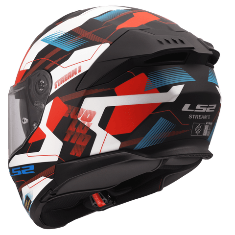 Ķivere LS2 FF808 Stream II Mika White Blue Red-06 LS2 MOTOVEIKALS 21