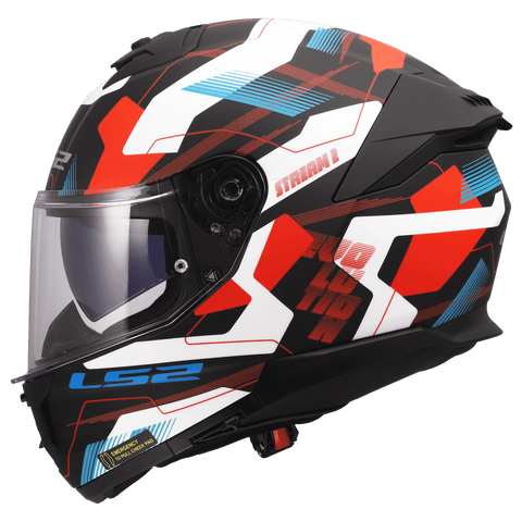 Ķivere LS2 FF808 Stream II Mika White Blue Red-06 LS2 MOTOVEIKALS 21