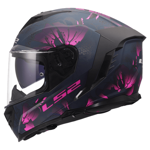 Ķivere LS2 FF818 STORM III BURST black pink LS2 MOTOVEIKALS 21