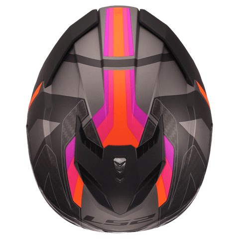 Ķivere LS2 FF818 STORM III SPORTY grey purple LS2 MOTOVEIKALS 21