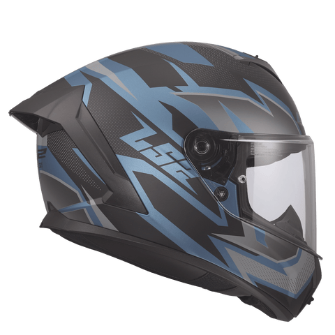 Ķivere LS2 FF820 RAPID III XTREM black blue petrol LS2 MOTOVEIKALS 21