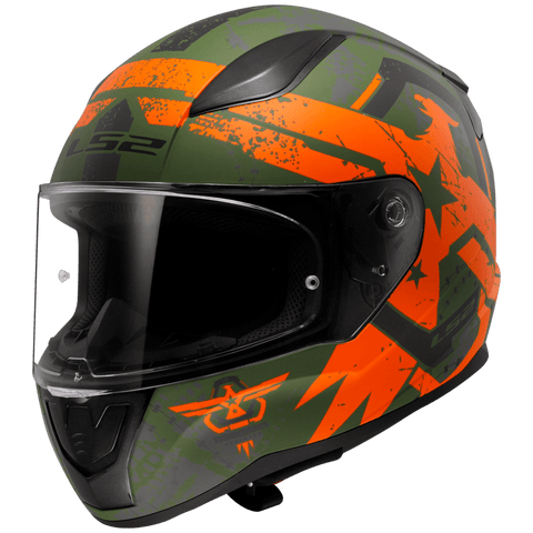 Ķivere LS2 RAPID II FF353 THUNDERBIRDS matte orange L LS2 MOTOVEIKALS 21