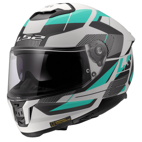 Ķivere LS2 STREAM II FF808 ROAD matt cyan light grey LS2 MOTOVEIKALS 21