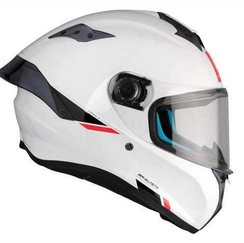 Ķivere MT Helmets full-face TARGO S A0 solid gloss white L MT HELMETS MOTOVEIKALS 21
