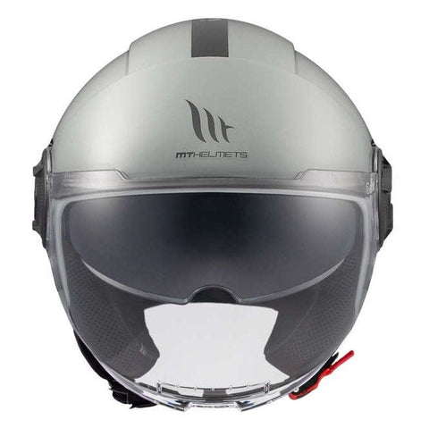 Ķivere MT Helmets Open Face VIALE SV S A12 solid gloss grey L MT HELMETS MOTOVEIKALS 21