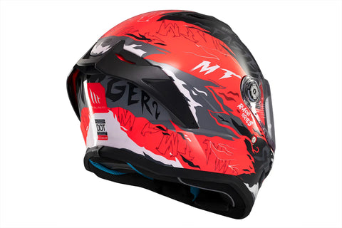Kivere MT Helmets Stinger 2 Ardent C5 gloss black / red MT HELMETS MOTOVEIKALS 21