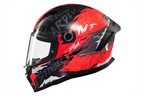 Kivere MT Helmets Stinger 2 Ardent C5 gloss black / red MT HELMETS MOTOVEIKALS 21