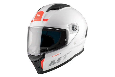 Ķivere MT Helmets Stinger 2 Solid A0 gloss white pearl MT HELMETS MOTOVEIKALS 21