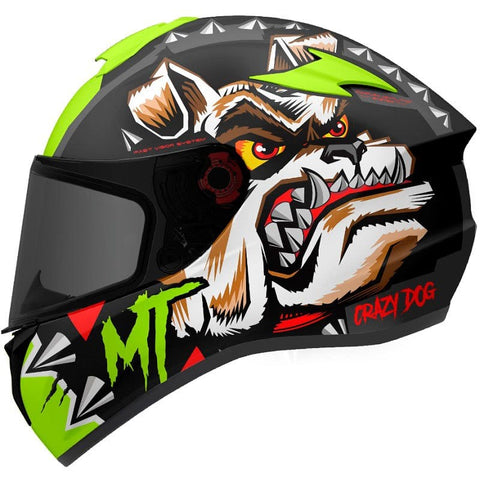 Ķivere MT Helmets TARGO CrazyDog G3 gloss XS MT HELMETS MOTOVEIKALS 21