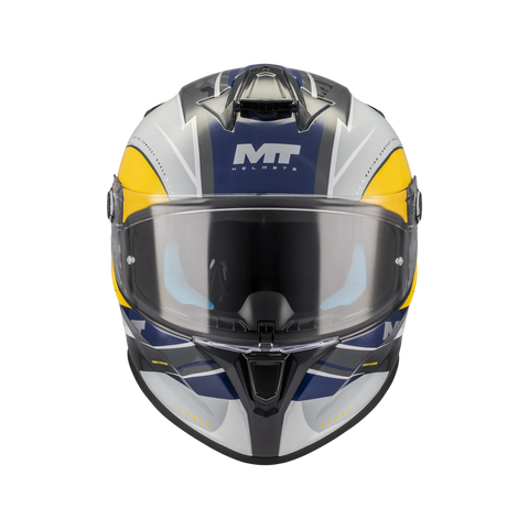 Ķivere MT Helmets Targo S Outside C3 gloss yellow / grey MT HELMETS MOTOVEIKALS 21