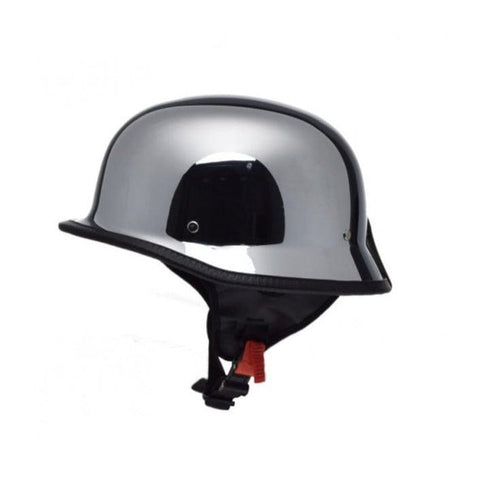 Ķivere Open Face AWINA vācu armijas stila chrome L AWINA MOTOVEIKALS 21