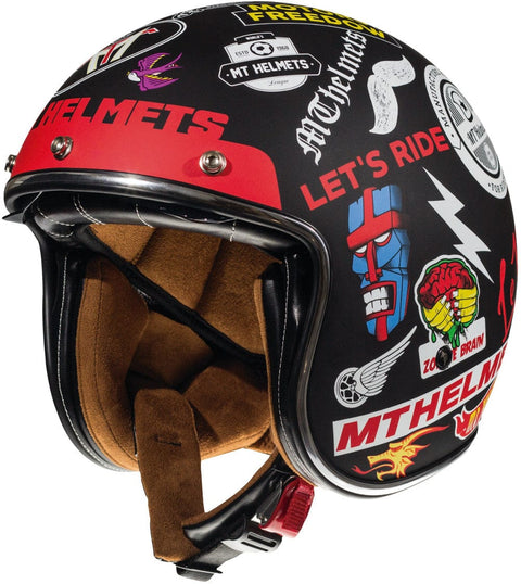 Ķivere Open Face LE MANS 2 SV ANARCHY A1 melna matēta L MT HELMETS MOTOVEIKALS 21