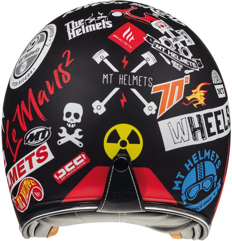 Ķivere Open Face LE MANS 2 SV ANARCHY A1 melna matēta L MT HELMETS MOTOVEIKALS 21