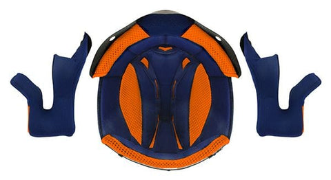 Ķiveres ieliknis priekš S818 Cross ķiveres - Zils/Oranžs S SWAPS MOTOVEIKALS 21