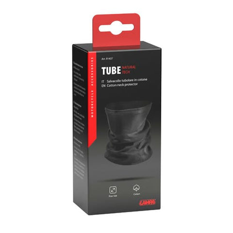 Kokvilnas kakla aizsargs LAMPA Tube black LAMPA MOTOVEIKALS 21