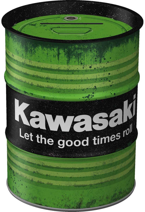 Krājkase KAWASAKI Oil Barrel NOSTALGIC ART MOTOVEIKALS 21