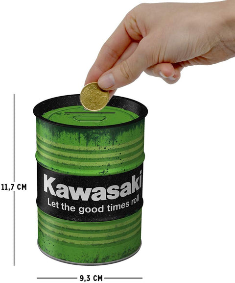 Krājkase KAWASAKI Oil Barrel NOSTALGIC ART MOTOVEIKALS 21