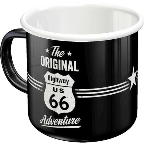 Krūze ENAMEL HIGHWAY 66 NOSTALGIC ART MOTOVEIKALS 21