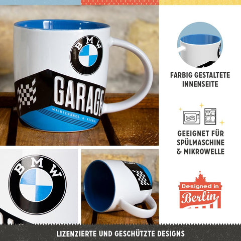 Krūzīte BMW Retro Garage 330ml NOSTALGIC ART MOTOVEIKALS 21