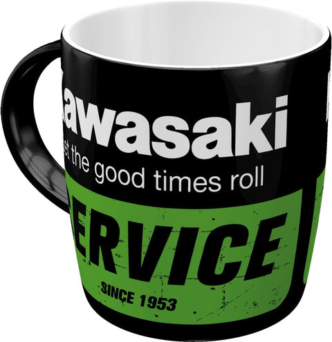 Krūzīte KAWASAKI SERVICE 340ml NOSTALGIC ART MOTOVEIKALS 21