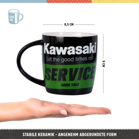 Krūzīte KAWASAKI SERVICE 340ml NOSTALGIC ART MOTOVEIKALS 21