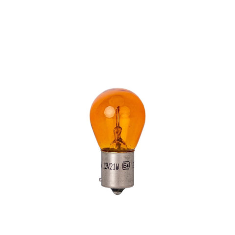 Kvēlspuldze M-TECH BAU15s PY21W 21W 12V AMBER M-TECH MOTOVEIKALS 21