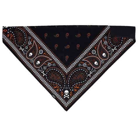 Lakats ar aizdari ZAN HEADGEAR BLACK/ORANGE/SKULL OneSize ZAN HEADGEAR MOTOVEIKALS 21