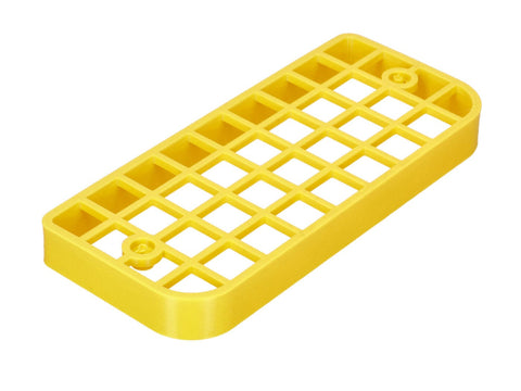 Lamp grille angular rear light (ABS plastic) yellow for Piaggio Ciao P/PX OEM STANDARD MOTOVEIKALS 21