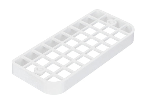 Lamp grille for angular rear light (ABS plastic) white for Piaggio Ciao P/PX OEM STANDARD MOTOVEIKALS 21