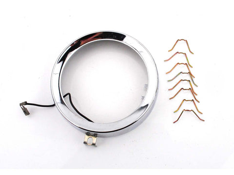 Lamp ring clamps light outlet approx. 100mm outer diameter 130mm for Zündapp, Kreidler, Hercules, Puch DIVERSE / IMPORT MOTOVEIKALS 21