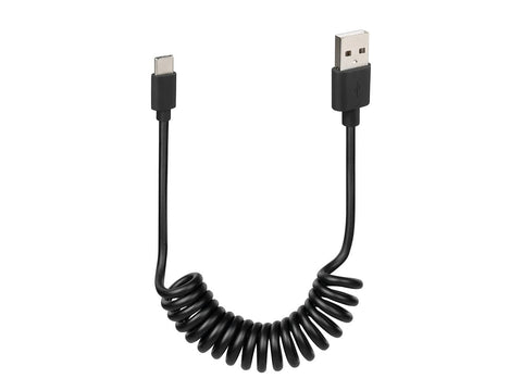 LAMPA USB kabelis type -C- 100cm BLACK OPTILINE MOTOVEIKALS 21