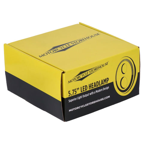 LED priekšējais lukturis 5.3/4" melns ar Halo ECE / DOT STOREHOUSE MOTOVEIKALS 21
