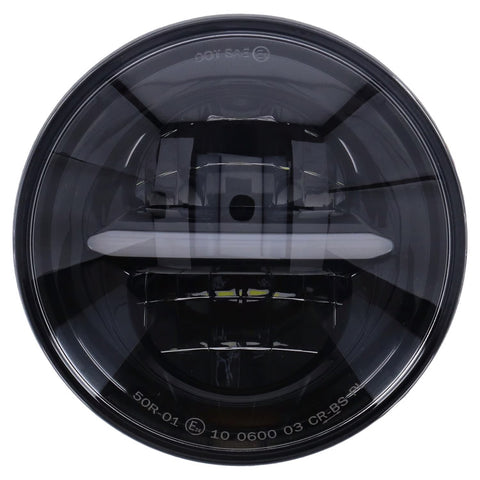 LED priekšējais lukturis MCS 5-3/4" Splitter ar baltu/dzeltenu Halo MCS MOTOVEIKALS 21