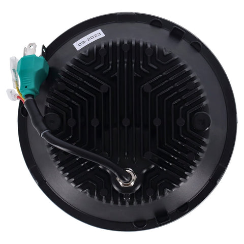LED priekšējais lukturis MCS 7" melns ar Halo ECE / DOT STOREHOUSE MOTOVEIKALS 21