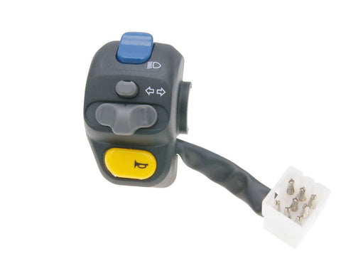 left-hand switch assy indicator, high / low beam, horn for MBK Skyliner, Yamaha Majesty 125 98-00 OEM STANDARD MOTOVEIKALS 21