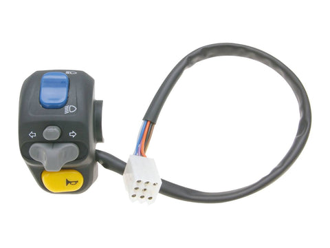 left-hand switch assy indicator, high / low beam, horn for Rieju RR 50 (-2000), MH RYZ OEM STANDARD MOTOVEIKALS 21