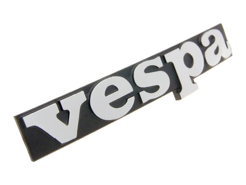 leg shield badge "Vespa" for Vespa PK, PK XL OEM STANDARD MOTOVEIKALS 21