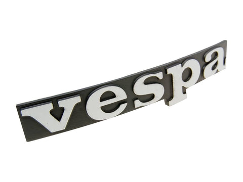 leg shield badge "Vespa" for Vespa PX 80, 125, 200 E CIF MOTOVEIKALS 21