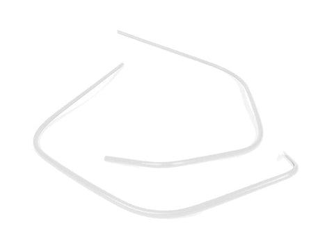 Leg shield beading set -MOTO NOSTRA- Vespa GT, GTL, GTS 125-300 (-2018), GTV (-2018) - white MOTO NOSTRA MOTOVEIKALS 21