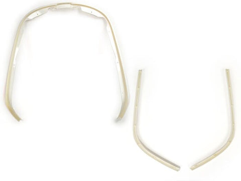 Leg shield beading set -MOTO NOSTRA- Vespa Primavera (2013-), Vespa Sprint (2013-) - white MOTO NOSTRA MOTOVEIKALS 21