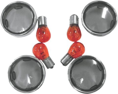 Lens Kit Smoked W/Trim Rng DRAG SPECIALTIES DRAG SPECIALTIES MOTOVEIKALS 21