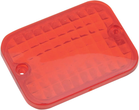 Lens Repl Rectangular Red DRAG SPECIALTIES DRAG SPECIALTIES MOTOVEIKALS 21