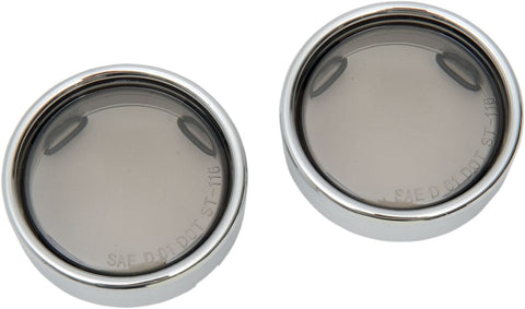 Lens T/S Smoke W/Trim Ring DRAG SPECIALTIES DRAG SPECIALTIES MOTOVEIKALS 21